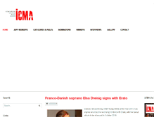 Tablet Screenshot of icma-info.com